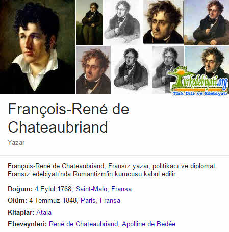 François-Rene de Chateaubriand
