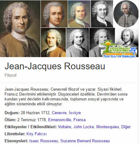 ean-Jacques Rousseau Kimdir?