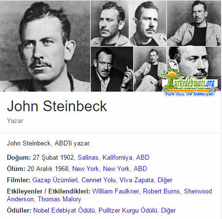 John Steinbeck Kimdir?