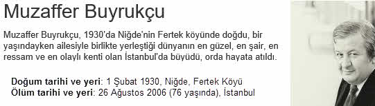 Muzaffer Buyruku Kimdir?