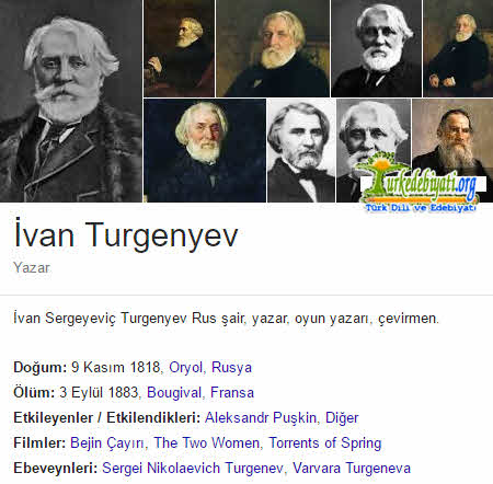 Turgenyev Kimdir?