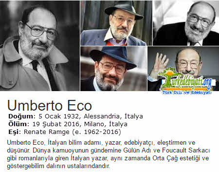 Umberto Eco Kimdir?