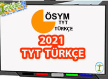 2021 TYT Türkçe Soruları ve Cevapları