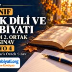 2026-2027 Türk dili ve Edebiyatı 1. Dönem 2. Yazılı