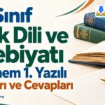 12. Sınıf TDE 1. Dönem 1. Yazılı