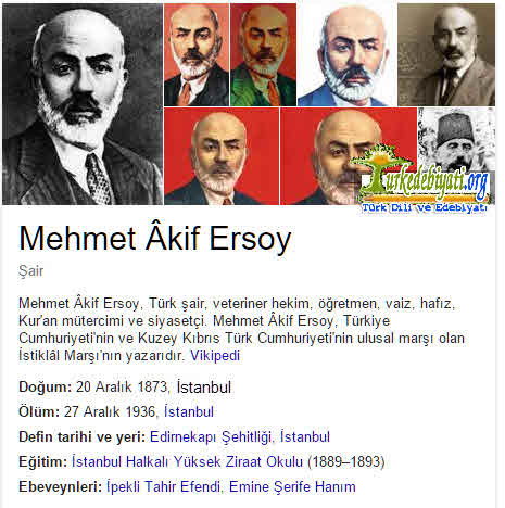 Mehmet Âkif Ersoy’u Anma Konuşması