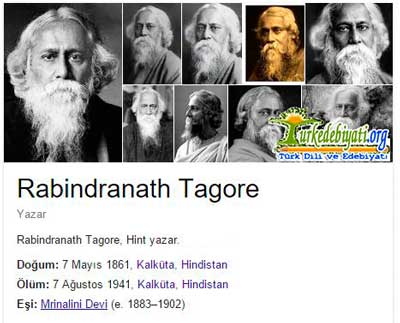 Rabindranath Tagore Kimdir? Hayatı, Eserleri