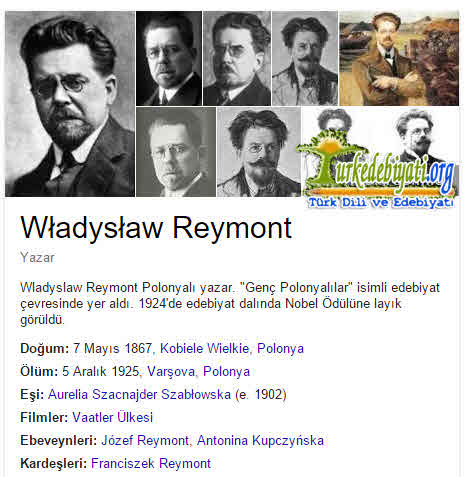 Wladyslaw Reymont Kimdir? Hayatı, Eserleri