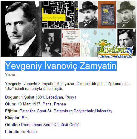 Yevgeniy İvanovic Zamyatin