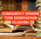 Cumhuriyet Dönemi Türk Edebiyatının Oluşumu