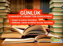 Cumhuriyet Dönemi Türk Edebiyatında Günlük