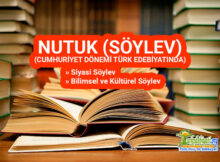 Cumhuriyet Dönemi Türk Edebiyatında Nutuk (Söylev)