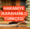 Hakaniye (Karahanlı) Türkçesi