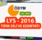 LYS 2016 Türk Dili ve Edebiyatı Soruları ve Cevapları