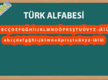 Türk Alfabesi -Türk Harfleri – Latin Harfleri